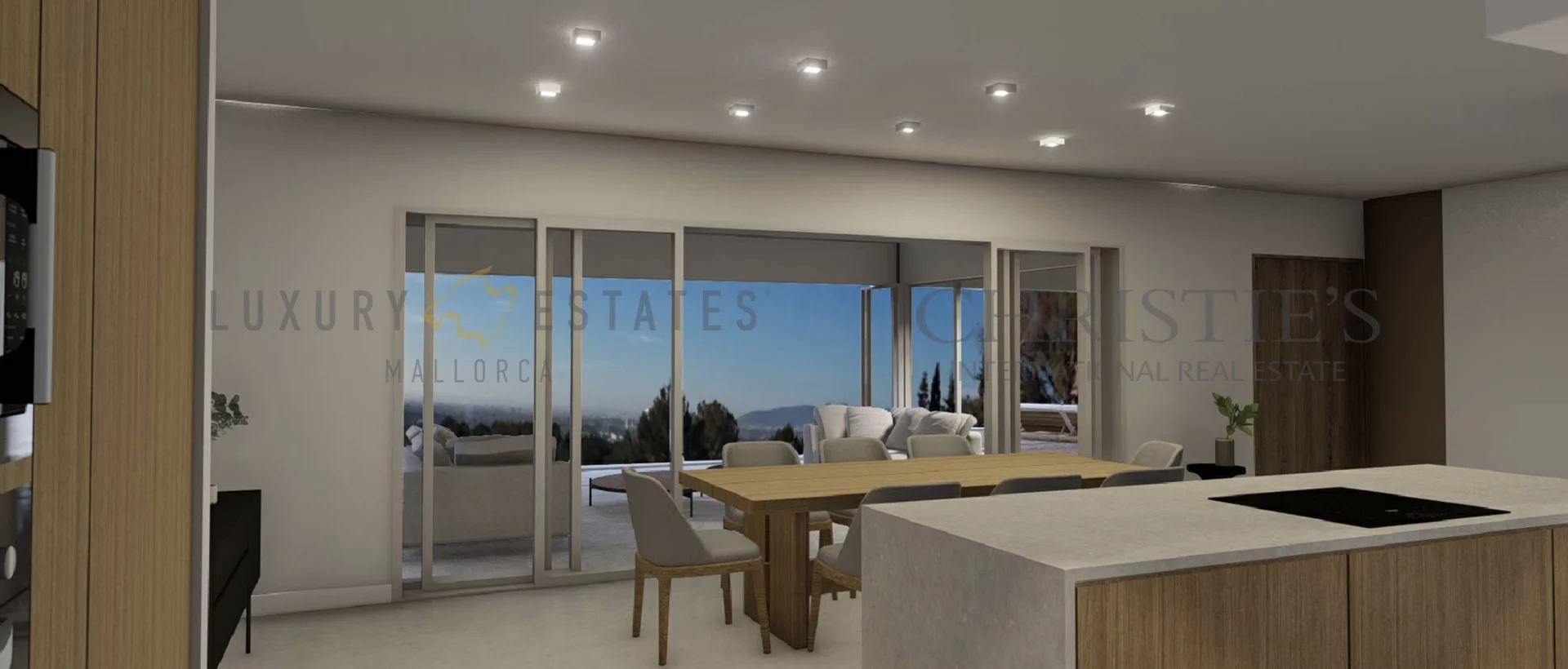 grundstück in sa coma bei bunyola mit projekt für moderne villa 11