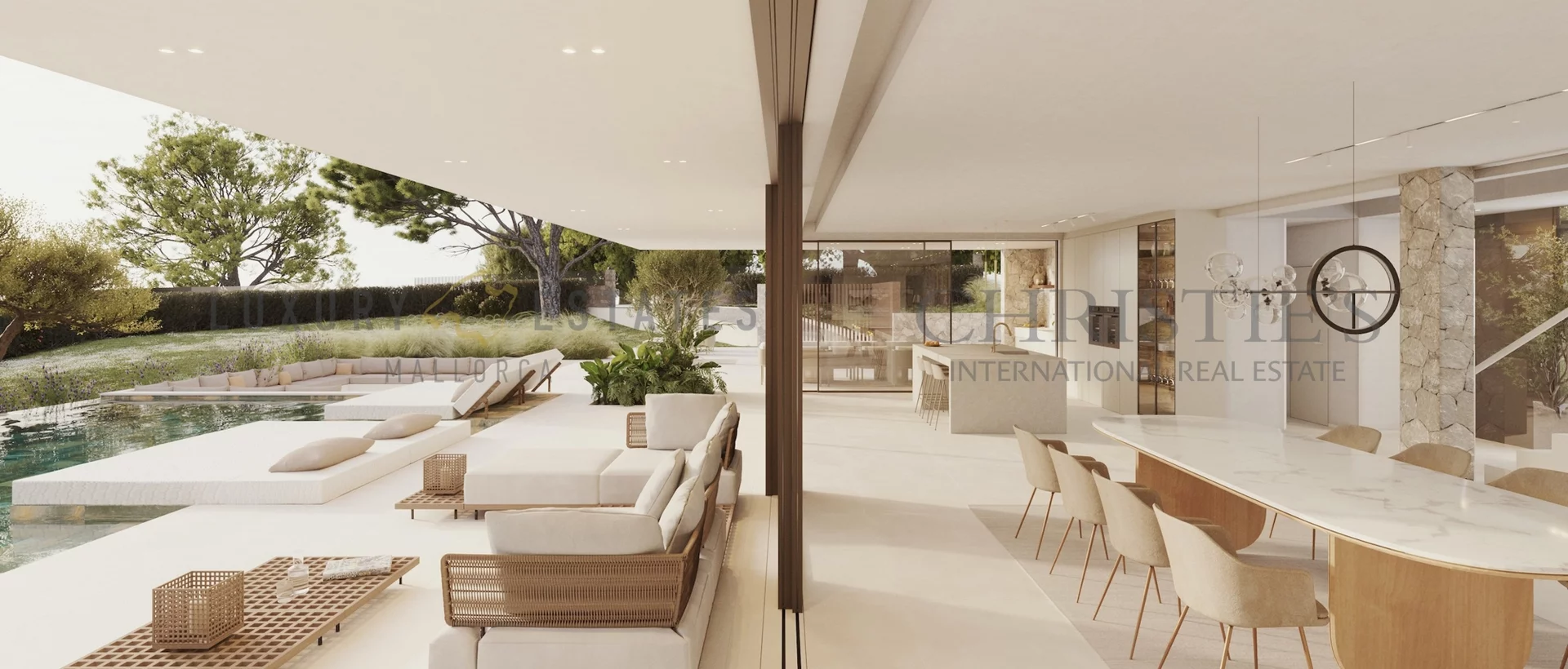 moderna villa de nueva construcción en sa coma, cerca de bunyola, con equipamiento de primera calidad y vistas espectaculares 4