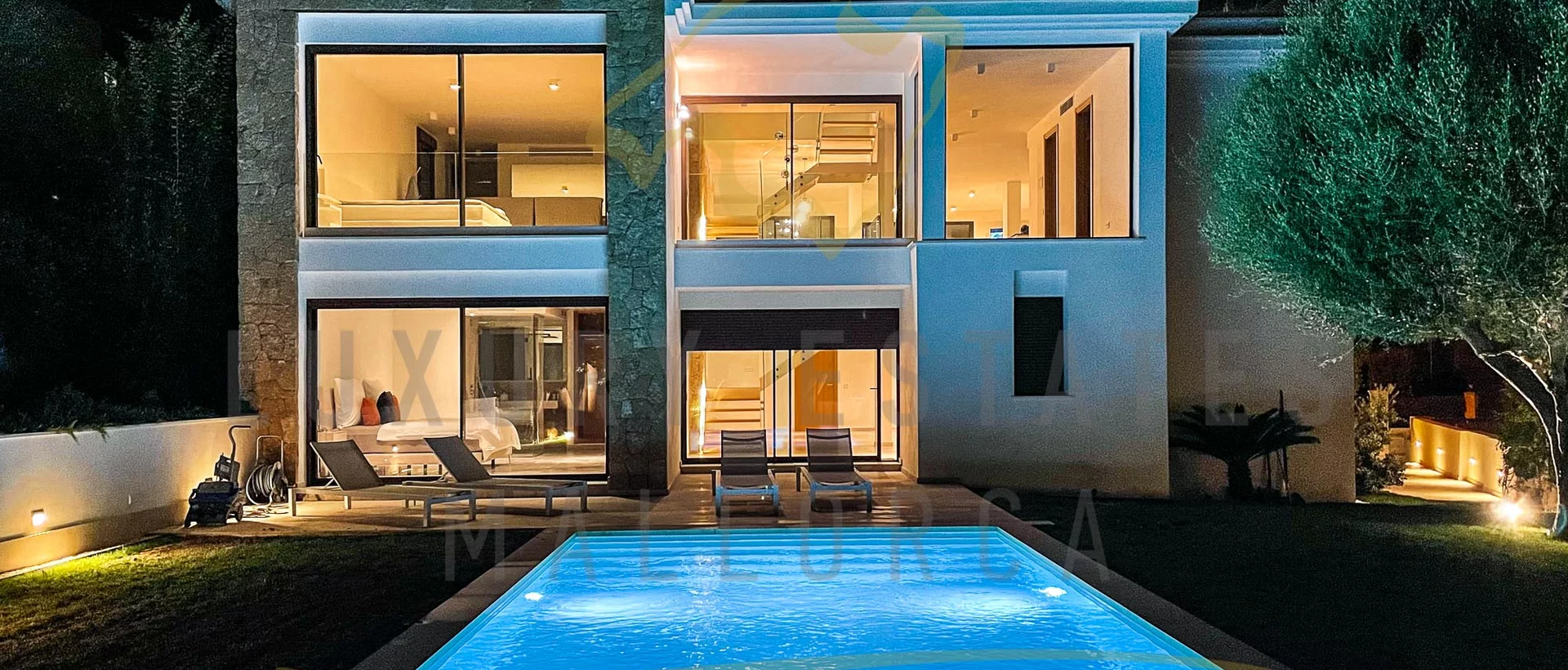 modern mediterrane villa santa ponsa  garten 14