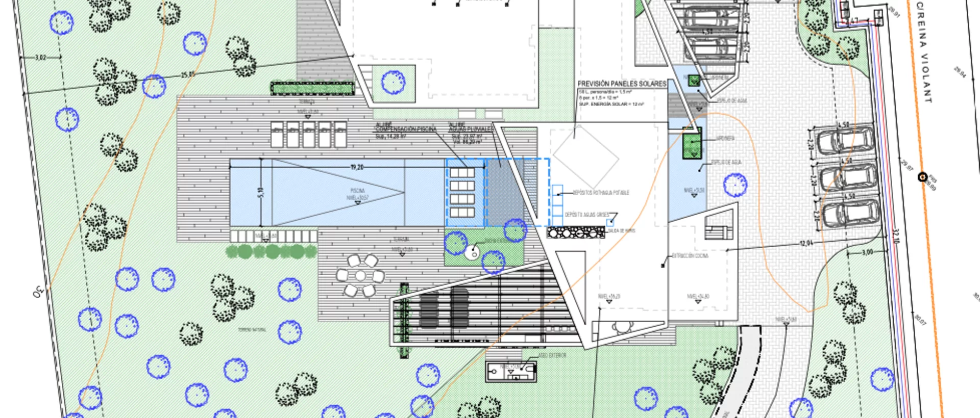 plano villa santa ponsa 