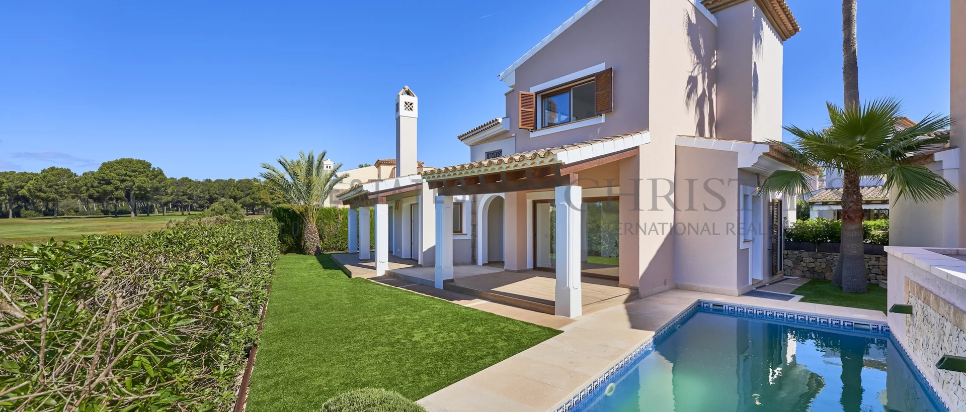 moderna casa adosada en nova santa ponsa con jardín privado y piscina 2