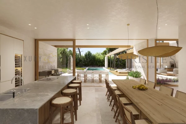 santa ponsa terreno con proyecto de villa 01