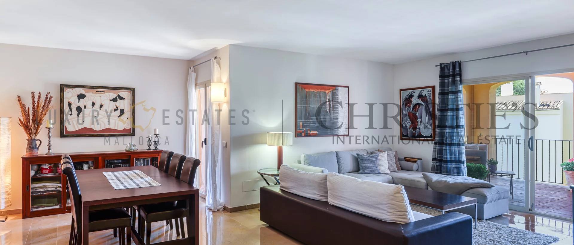 Ático en exclusiva comunidad residencial directamente en el campo de golf de santa ponsa
