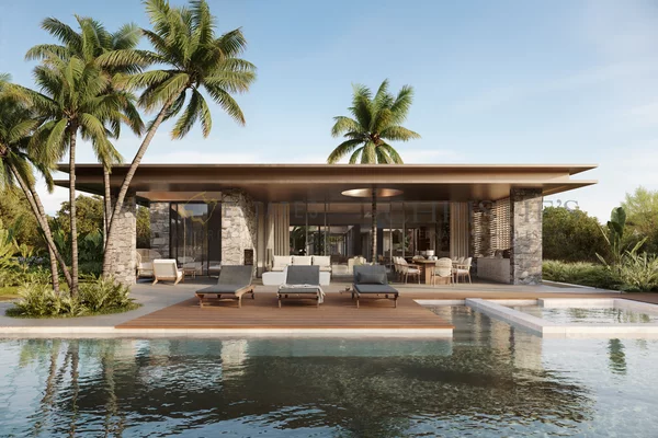 villa moderna sa torre en primera línea de mar 1